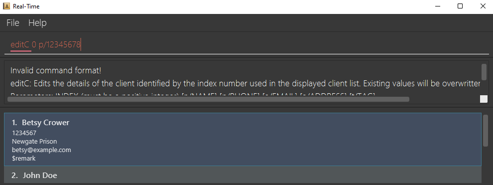 editClientFailure